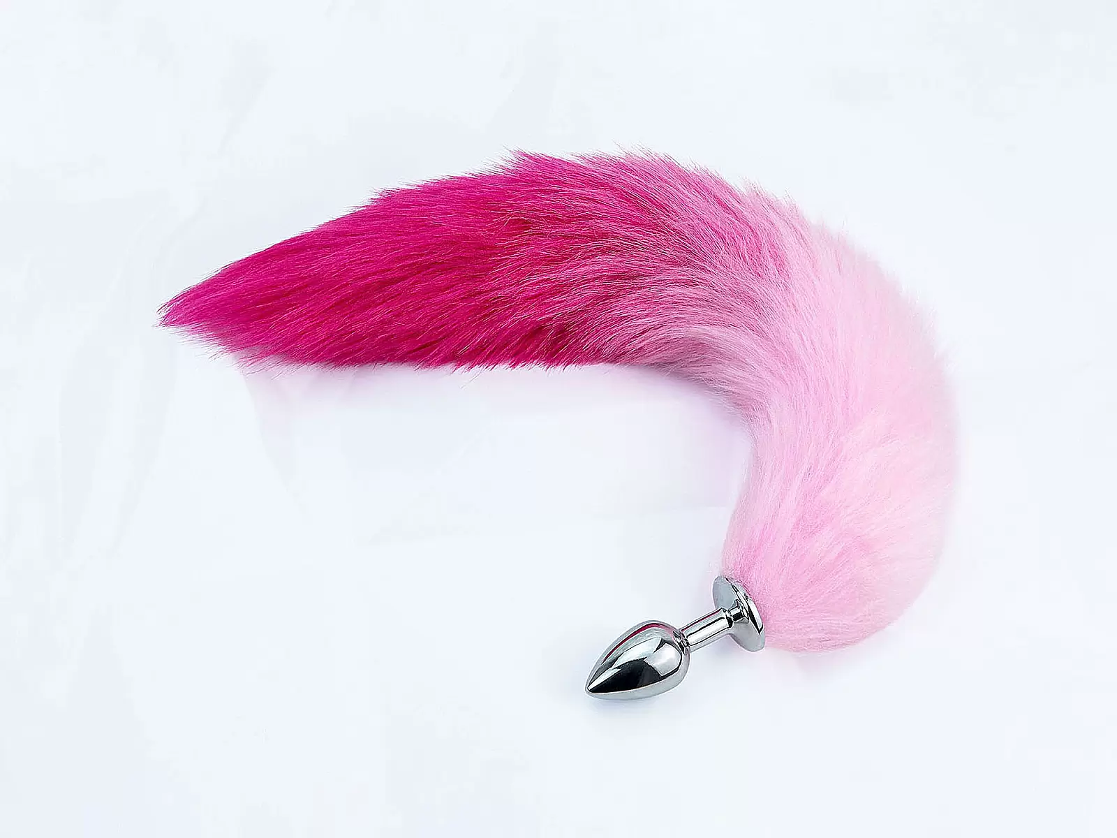 Dụng cụ kích thích hậu môn inox đuôi chồn hồng