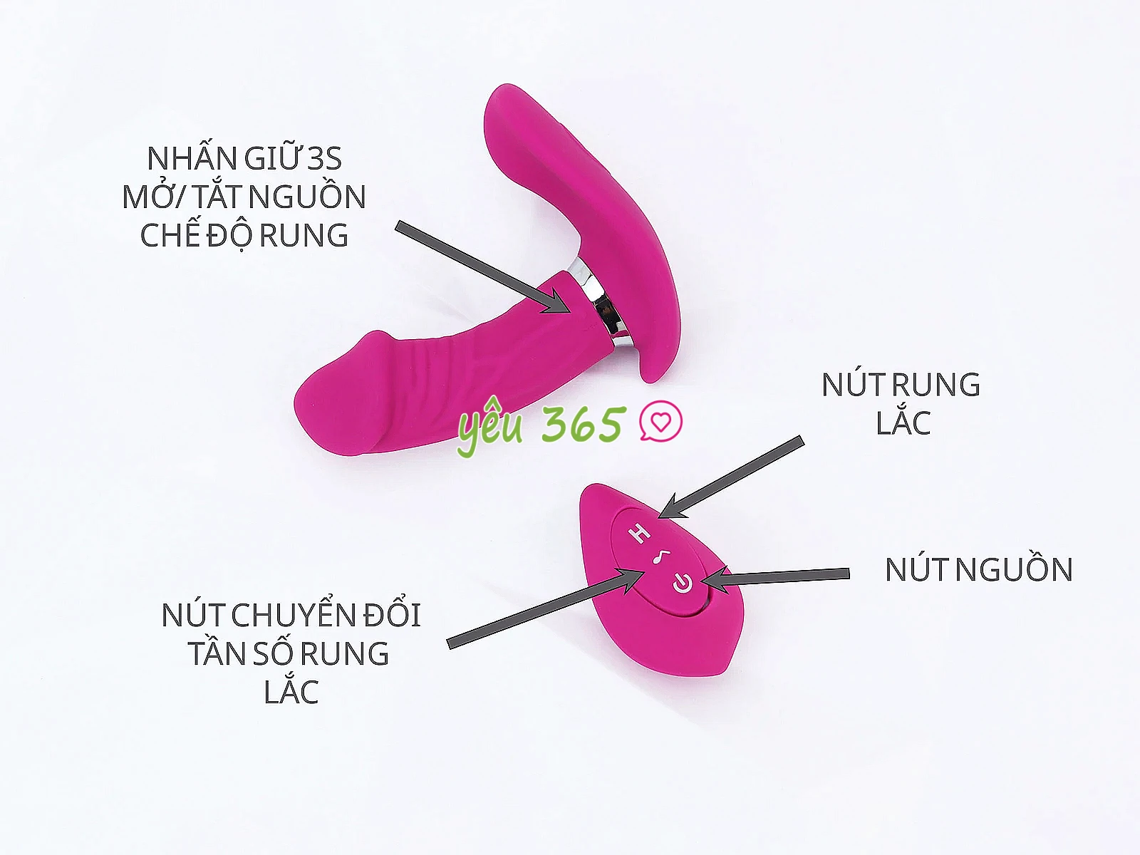 Dương vật giả đa năng Fanala rung ngoáy pin sạc điều khiển từ xa