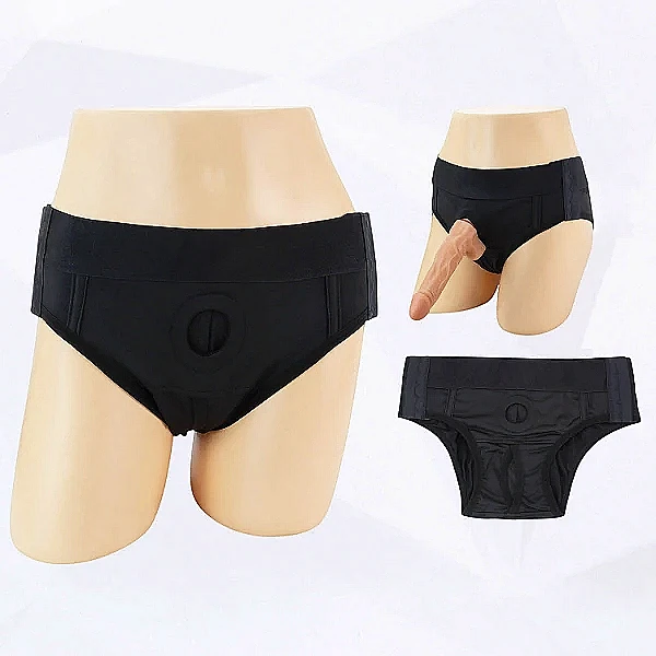 Quần chip vải gắn dương vật giả đơn chắc chắn