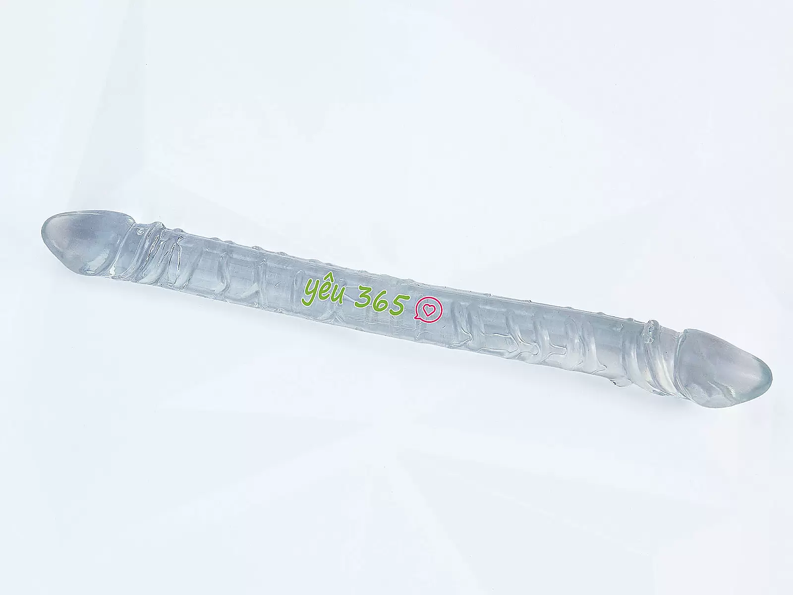 Dương vật giả silicon 2 đầu trong suốt giá rẻ