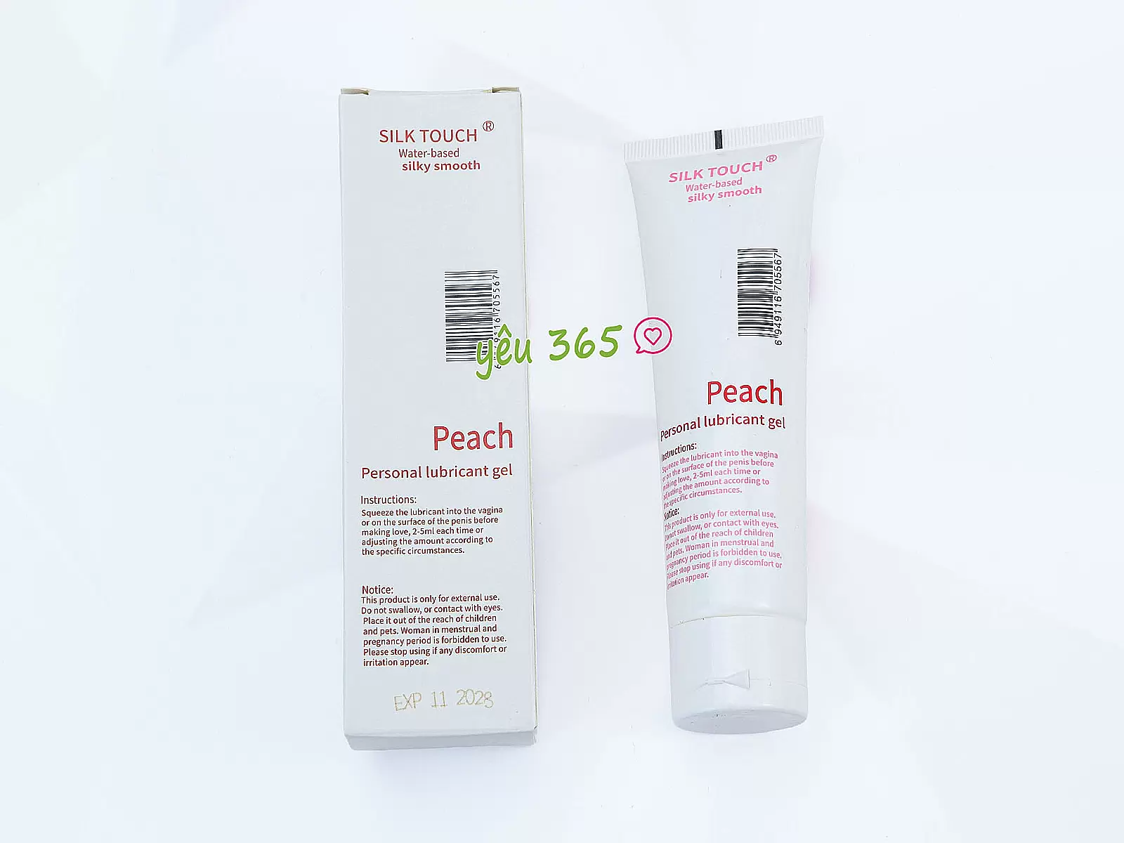 Gel bôi trơn Love Kiss Hương Đào 100ml