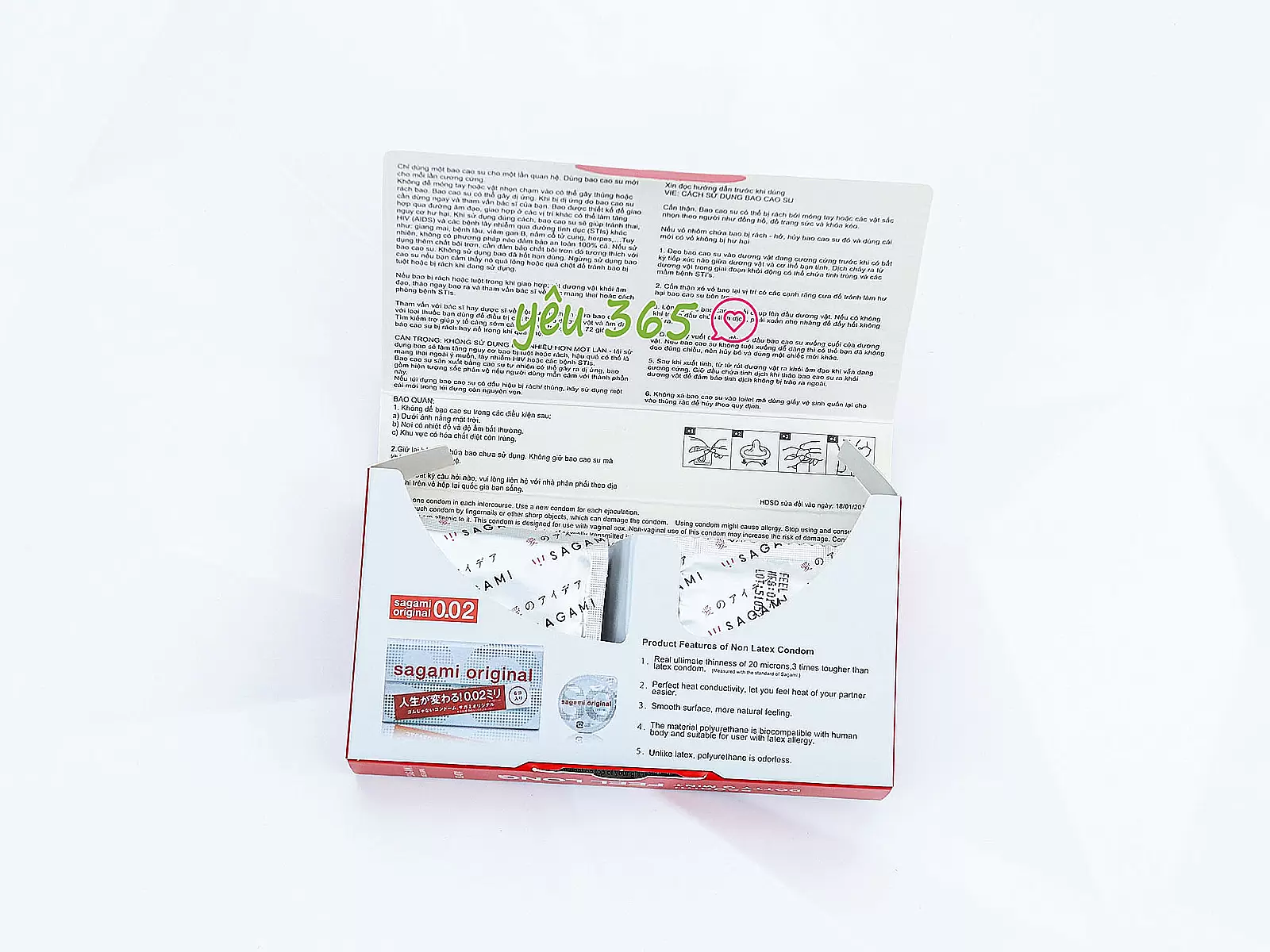 Bao cao su có gai Sagami Xtreme Feel Long 10 bao