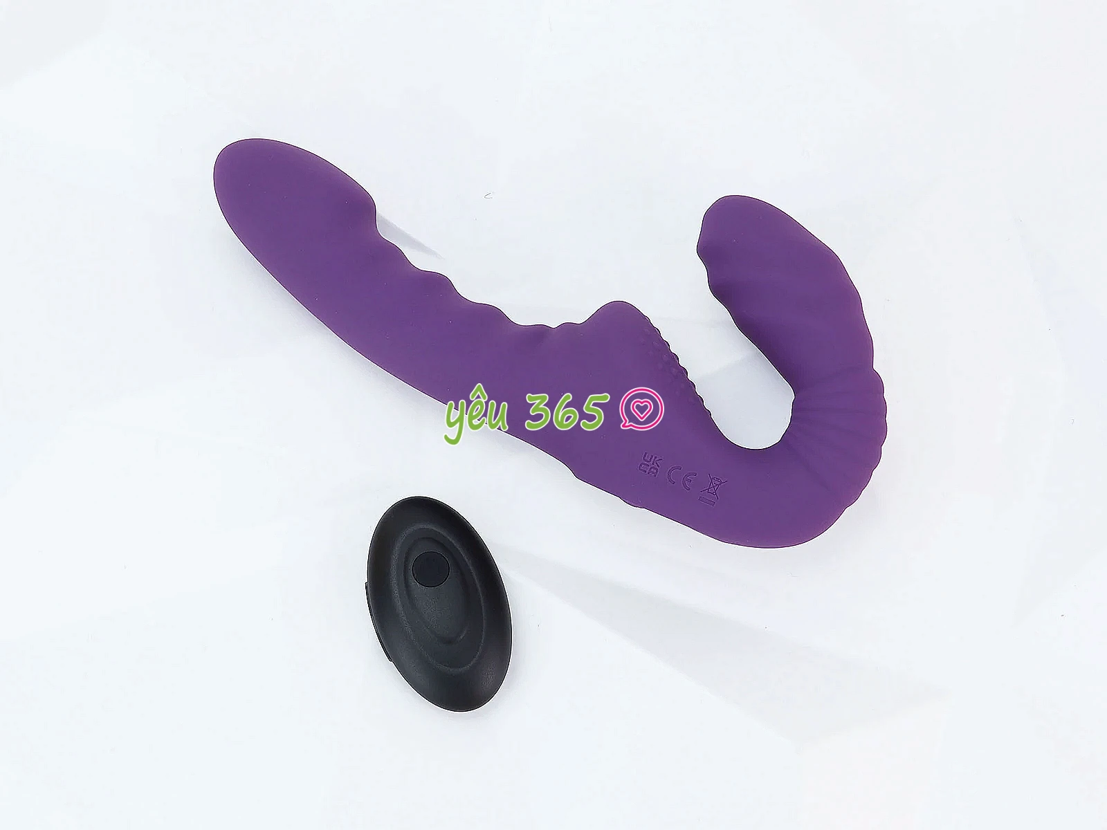 Dương vật kết hợp kích hậu Yunman có điều khiển từ xa sử dụng pin sạc