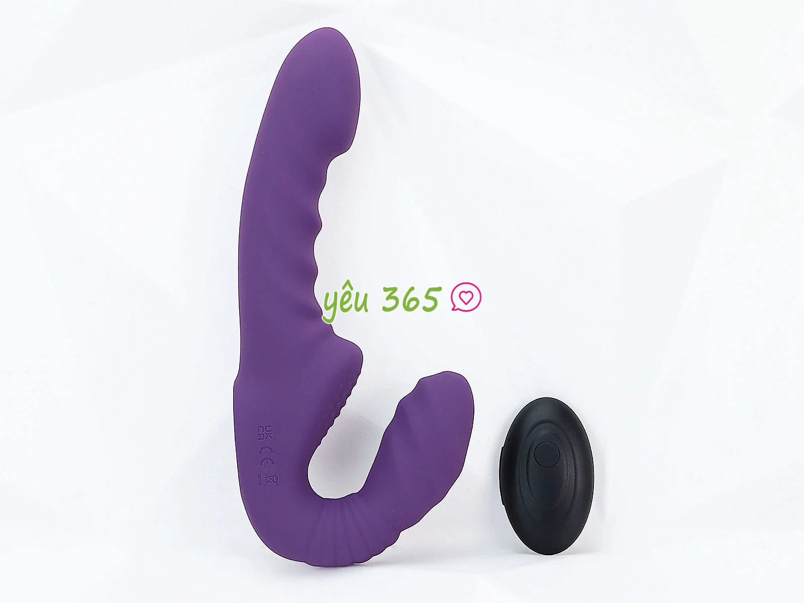 Dương vật kết hợp kích hậu Yunman có điều khiển từ xa sử dụng pin sạc