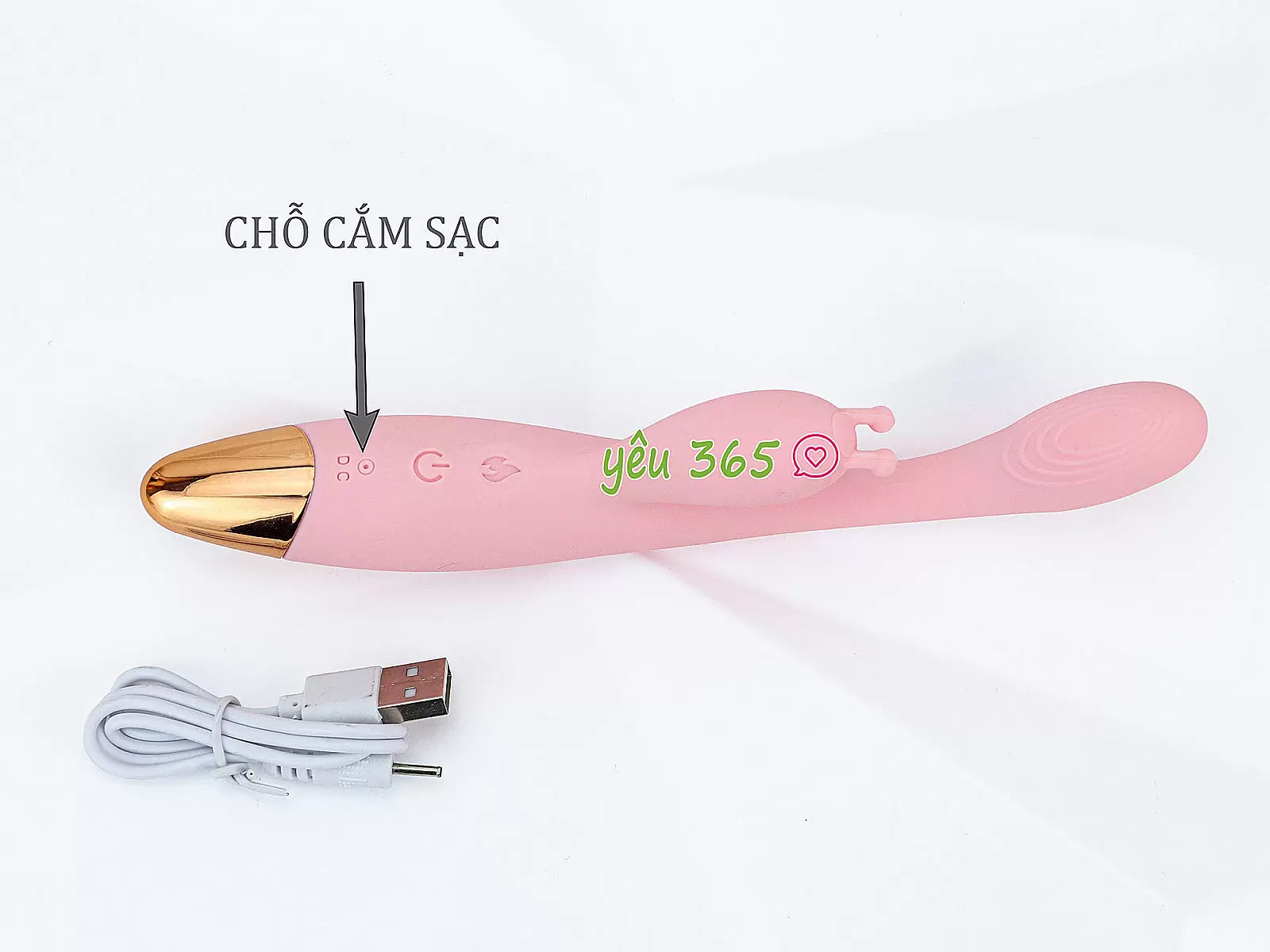 Máy mát xa có nhánh nhỏ gọn nhiều chế độ rung phát nhiệt