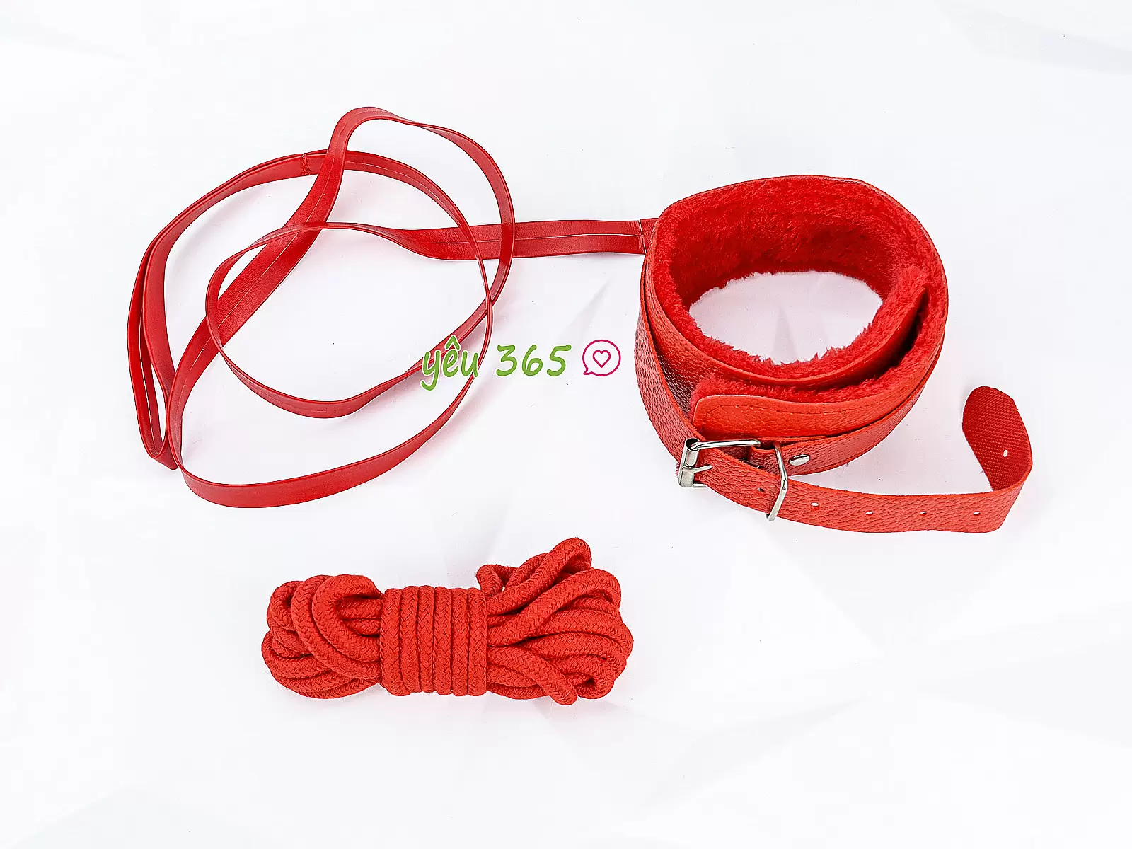 Bộ đồ chơi bạo dâm 10 món màu đỏ kích thích quyến rũ