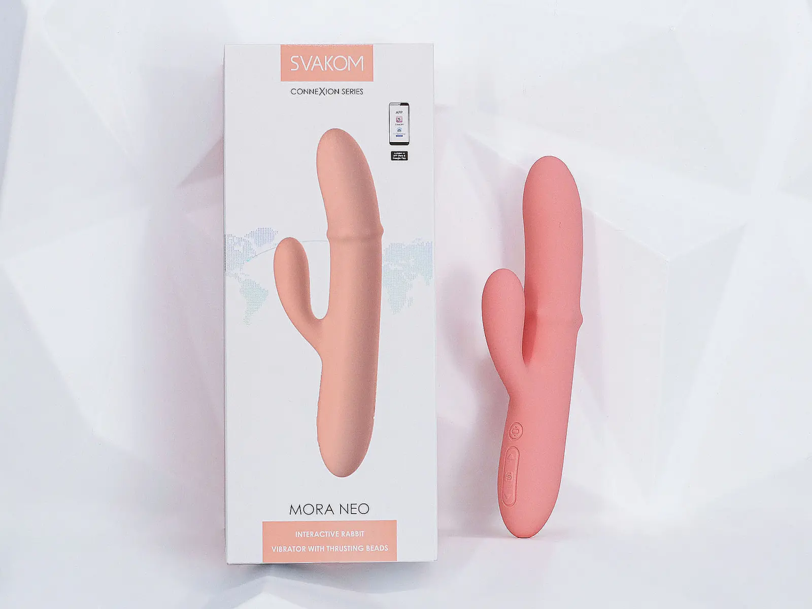 M&aacute;y m&aacute;t xa kiểu d&aacute;ng dương vật giả đa năng Svakom Mora Neo v&ograve;ng bi