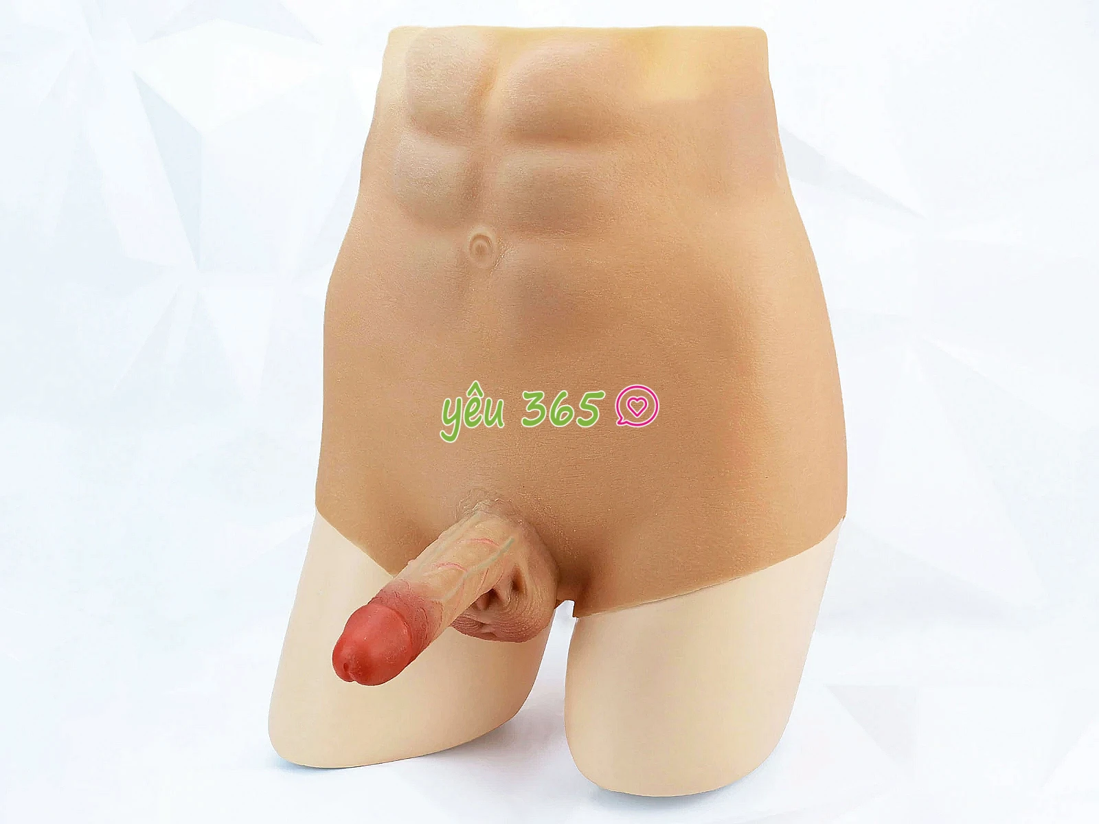 Quần dương vật giả size to rỗng ruột siêu mềm có múi