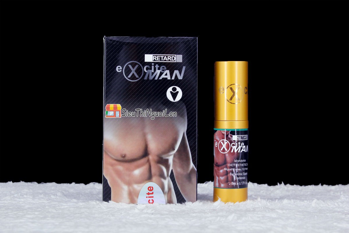 Thuốc xịt chống xuất tinh sớm Excite Man màu đen 2