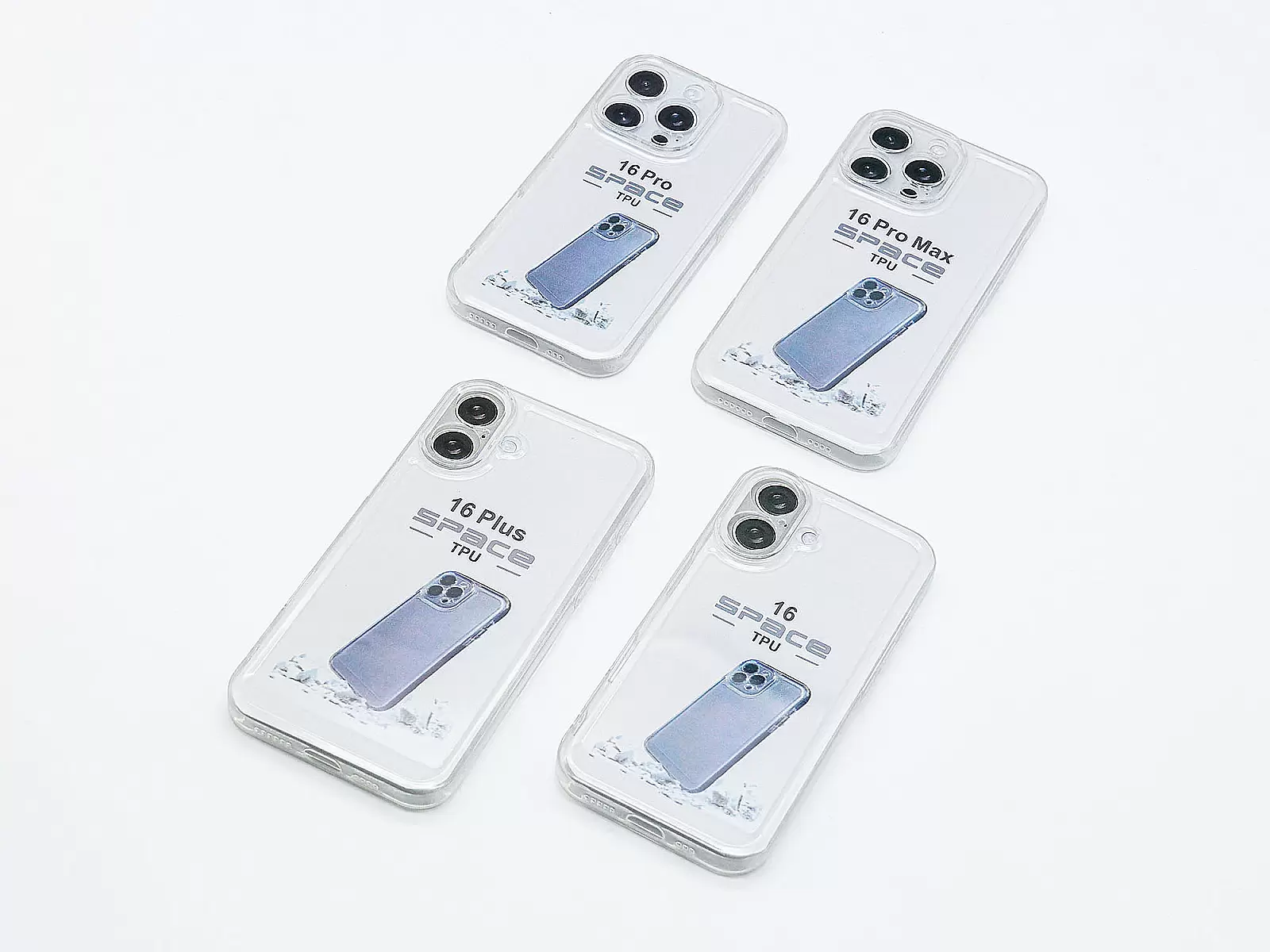 Ốp lưng TPU Space trong suốt cho iPhone 16 Plus