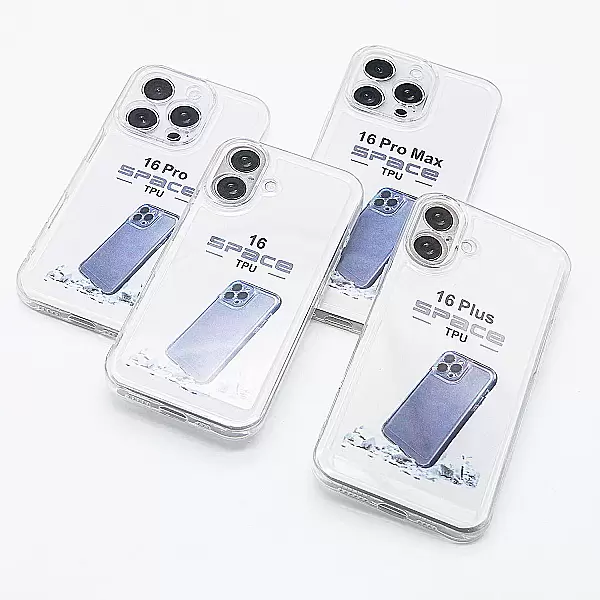 Ốp lưng iPhone 16 Plus TPU Space trong suốt