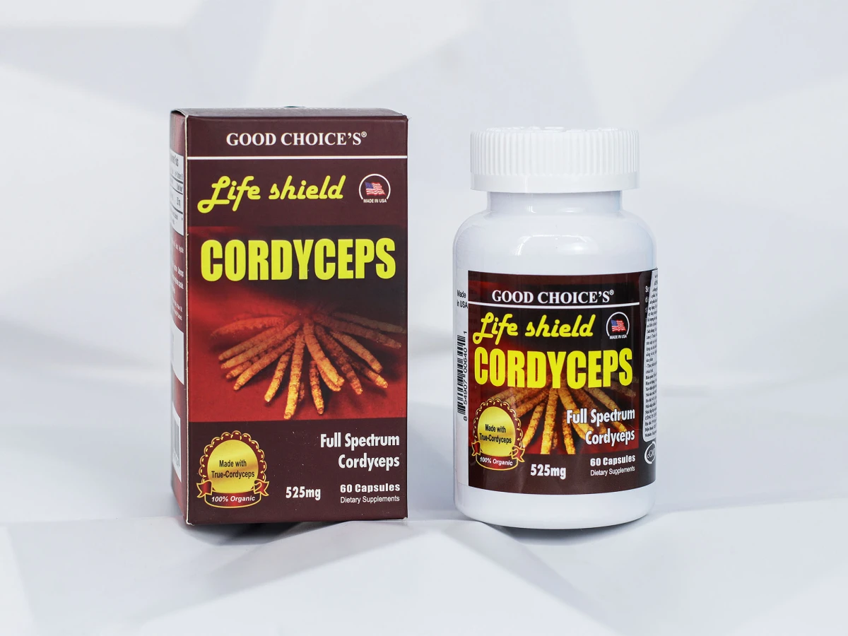 Thực phẩm chức năng đ&ocirc;ng tr&ugrave;ng hạ thảo Cordyceps