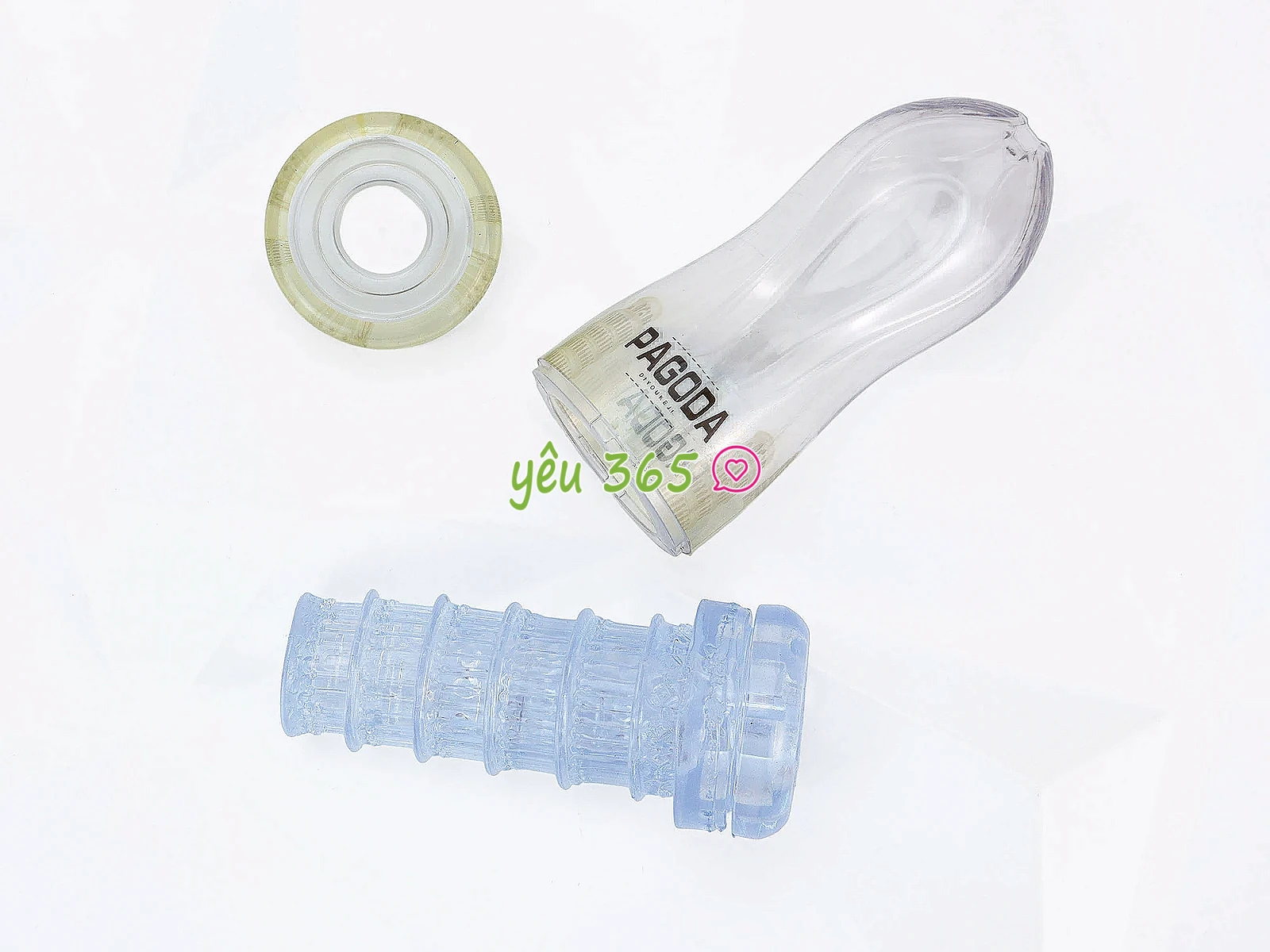 Cúp âm đạo giả Pagoda trong suốt