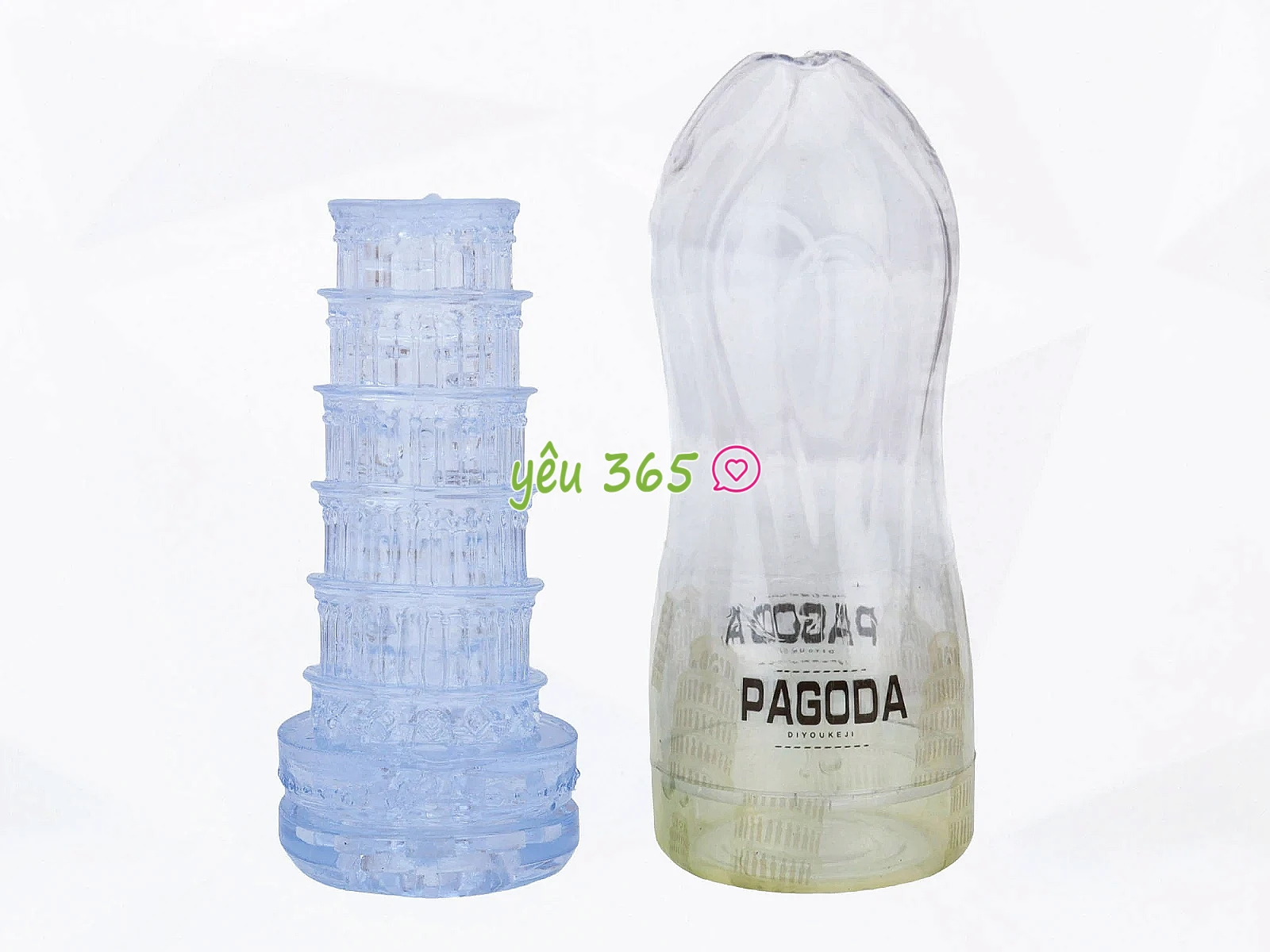 Cúp âm đạo giả Pagoda trong suốt