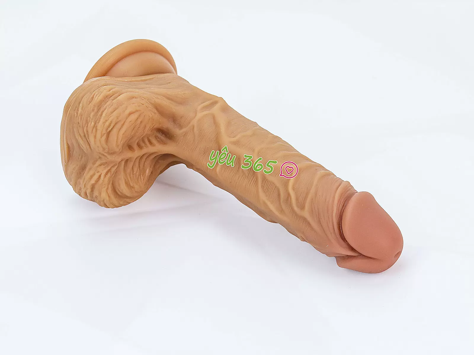 Dương vật giả có đế rung ngoáy ấm nóng pin sạc điều khiển không dây Yeain Devil