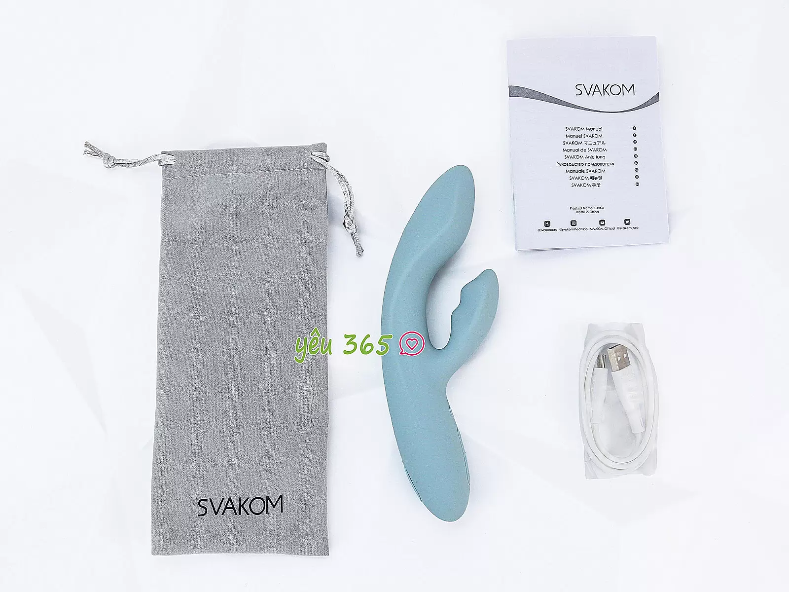 Máy massage điểm G Svakom Chika phát nhiệt ấm nóng