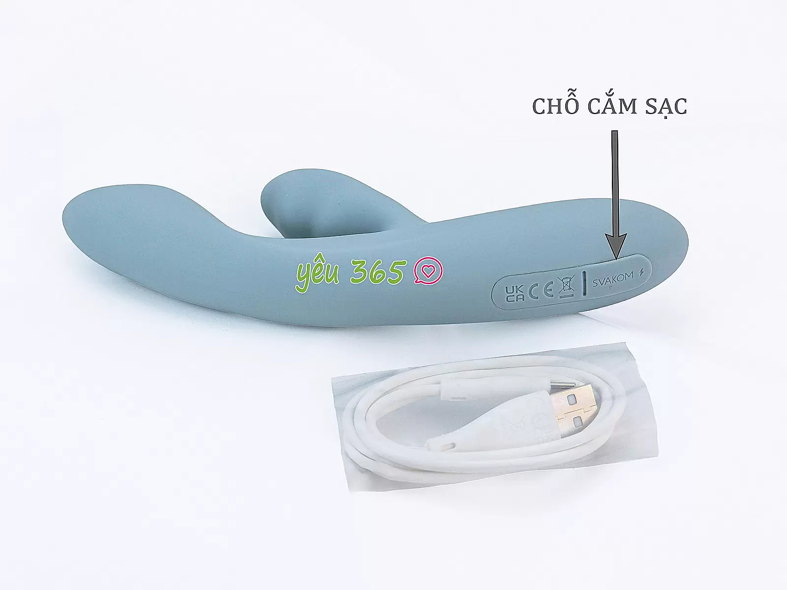 Máy massage điểm G Svakom Chika phát nhiệt ấm nóng