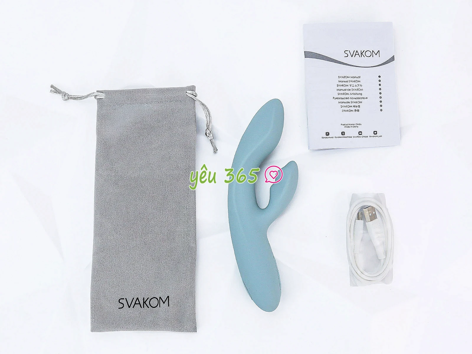 Máy massage điểm G Svakom Chika rung phát nhiệt ấm nóng