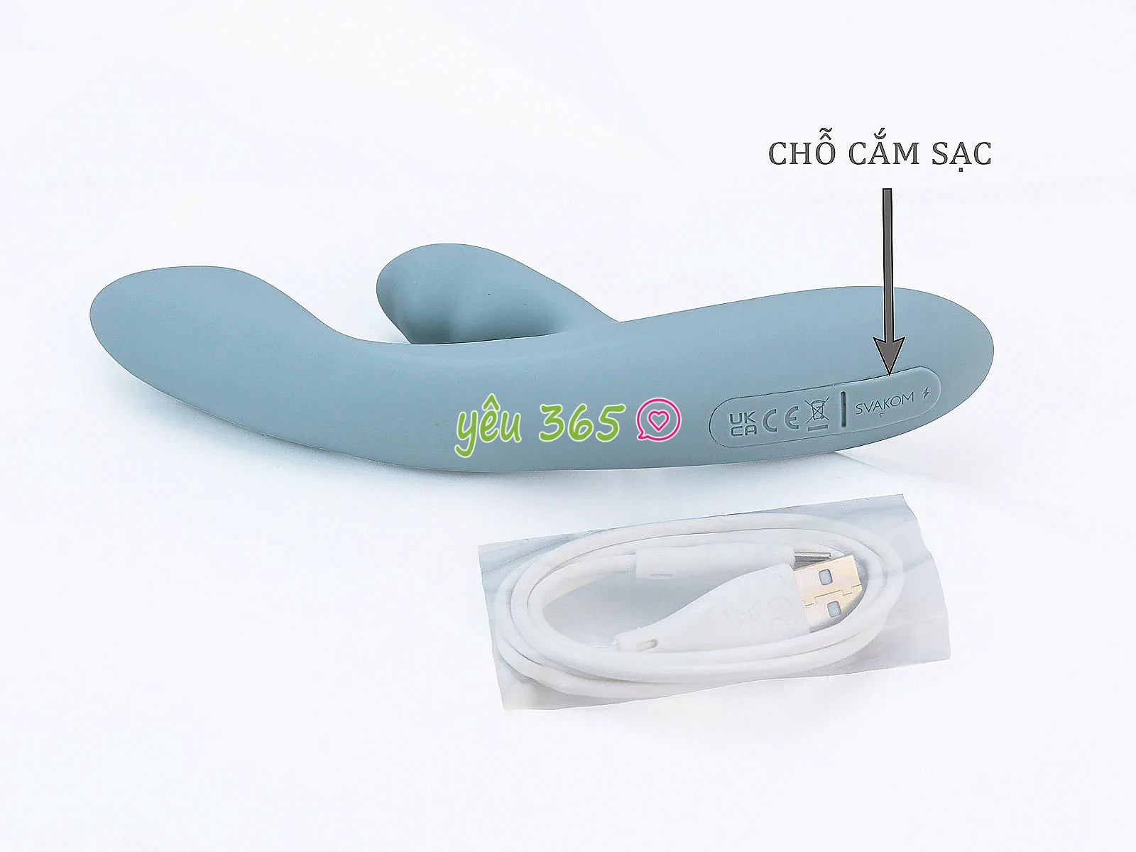 Máy massage điểm G Svakom Chika rung phát nhiệt ấm nóng