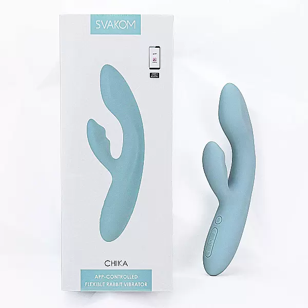 Máy massage điểm G Svakom Chika rung phát nhiệt ấm nóng