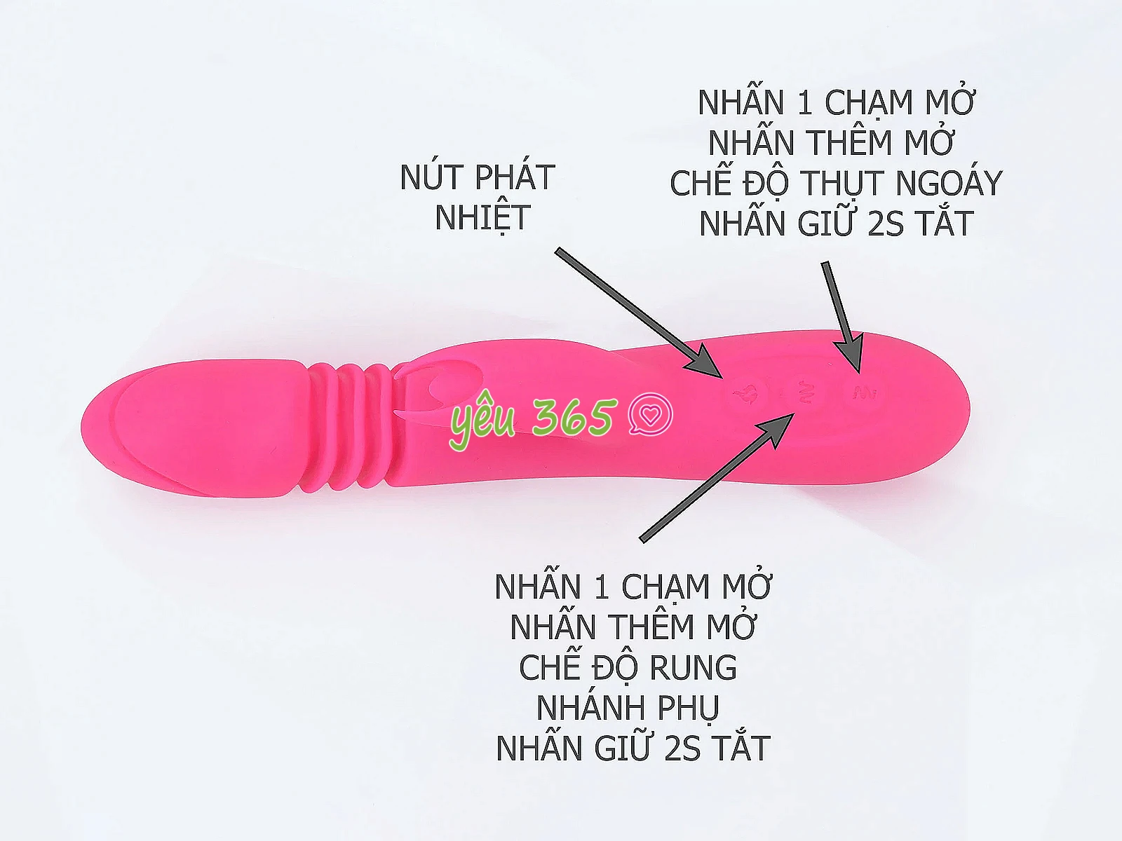 Dương vật giả rung thụt tự động Mannuo Ella Vibrating