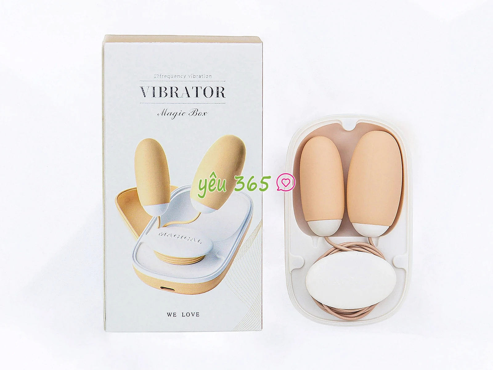 Trứng rung Vibrator Magic Box 2 đầu