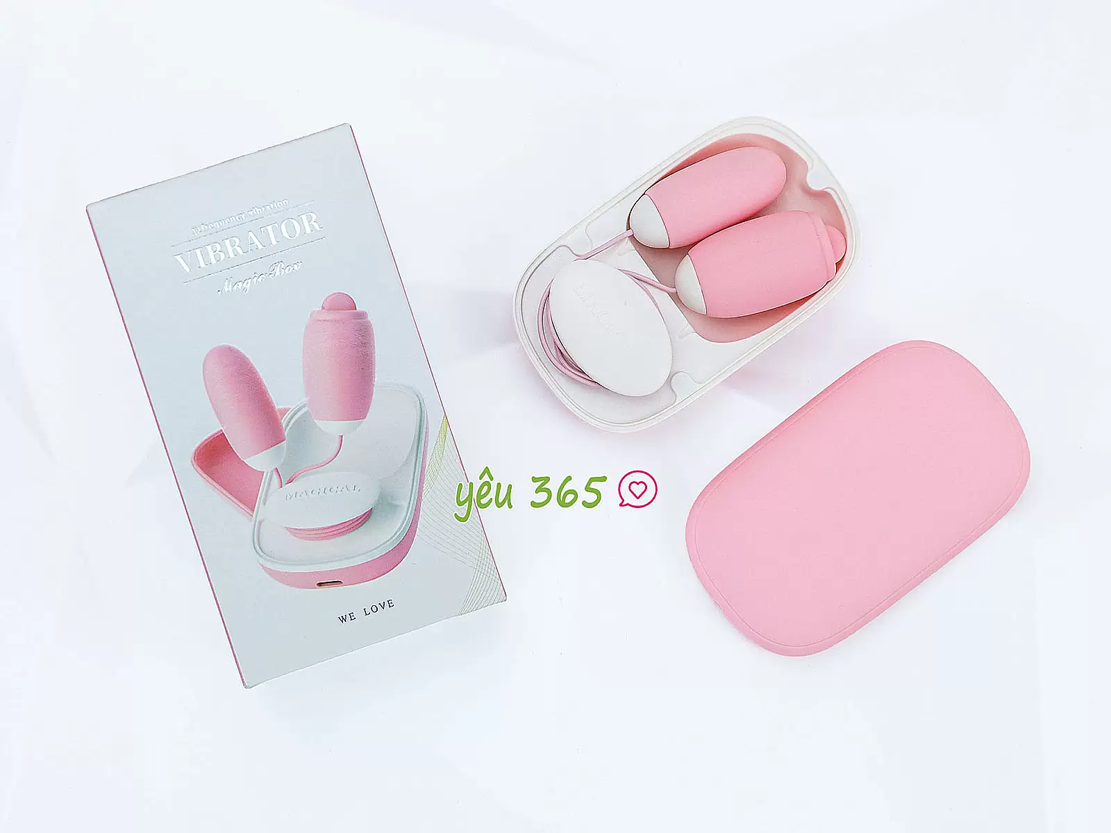Trứng rung Vibrator Magic Box có lưỡi liếm