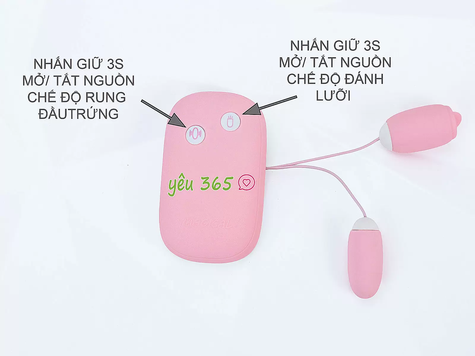 Trứng rung Vibrator Magic Box có lưỡi liếm