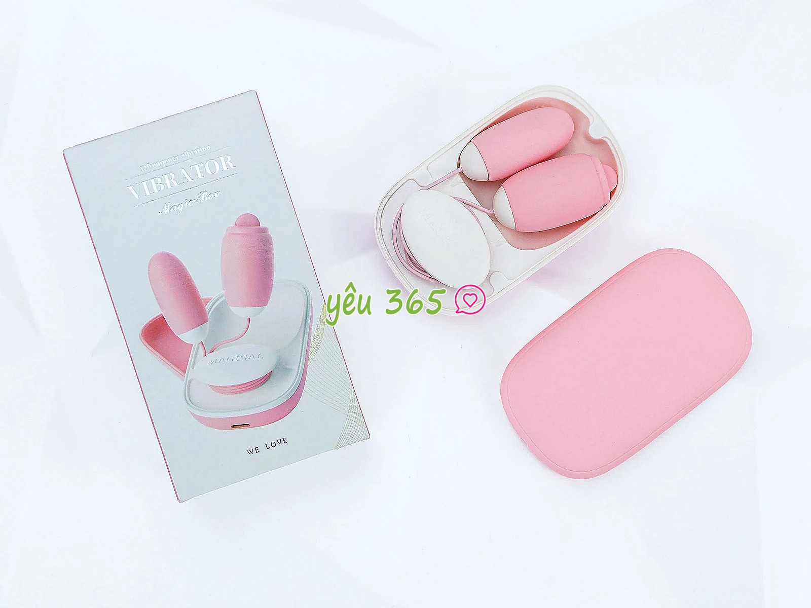 Trứng rung Vibrator Magic Box có lưỡi liếm