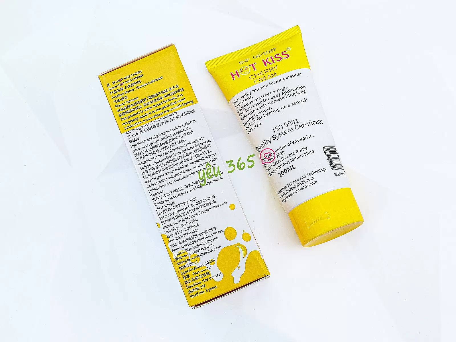 Gel Hot Kiss Hương Chuối chai lớn 200ml