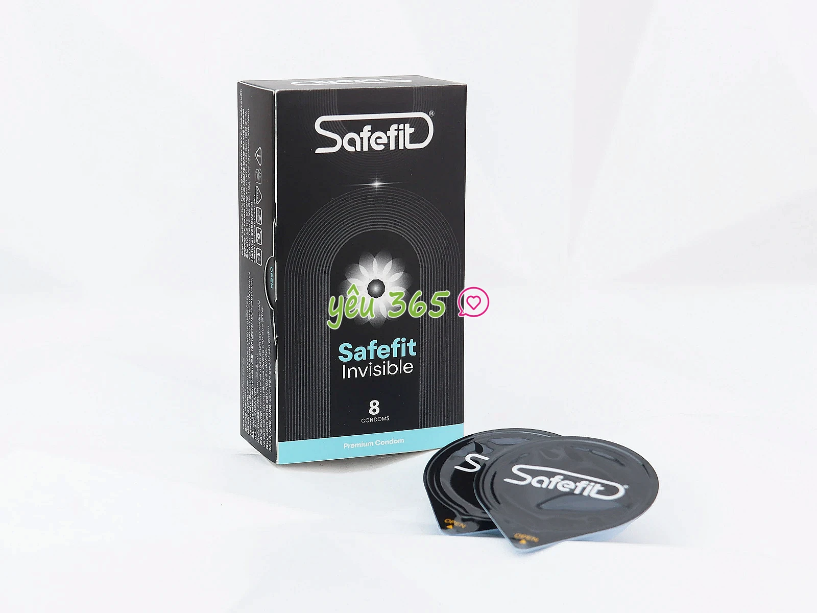 Bao cao su OLO Thin 001 Square Black hộp 10 bao