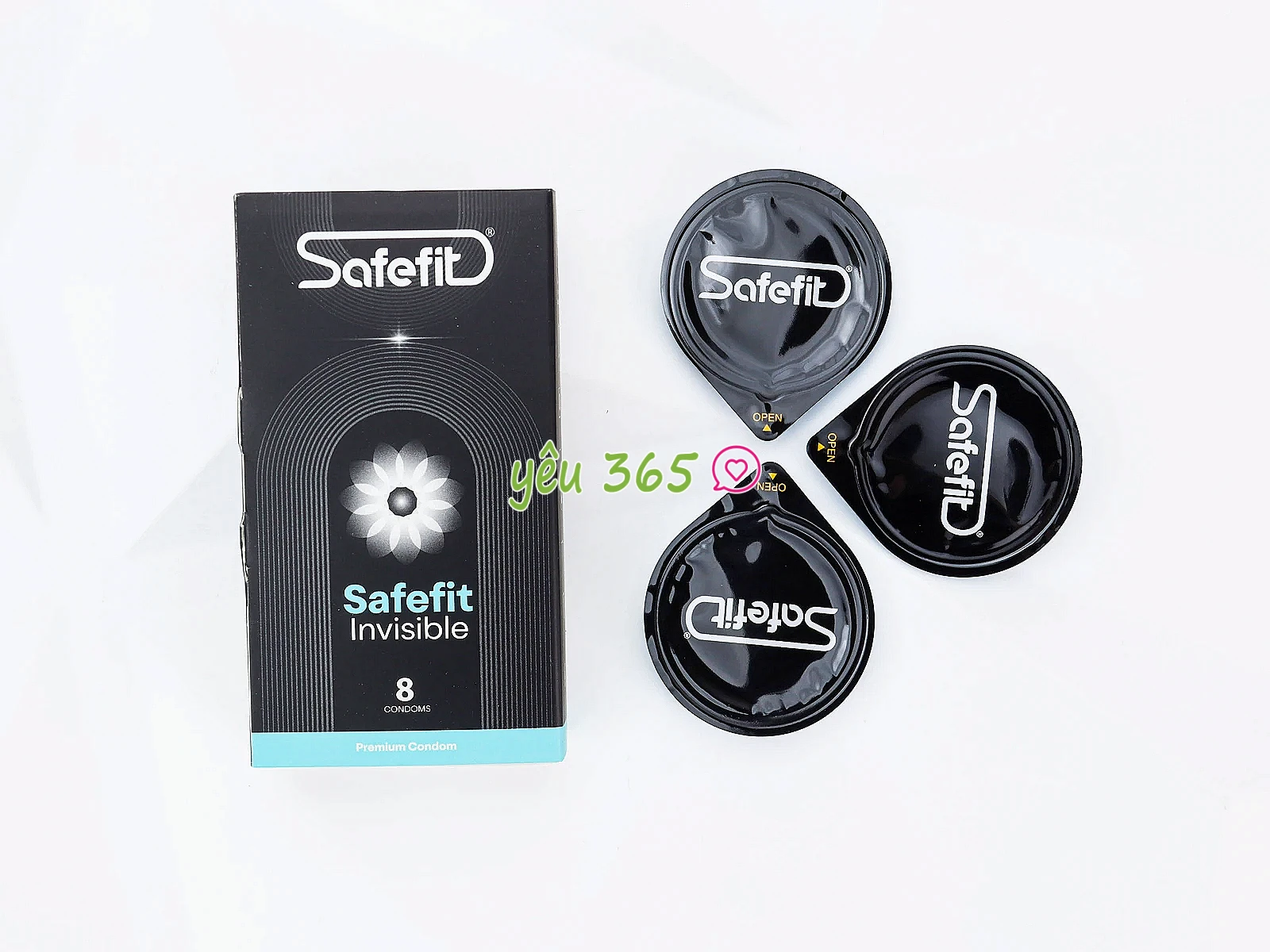 Bao cao su OLO Thin 001 Square Black hộp 10 bao