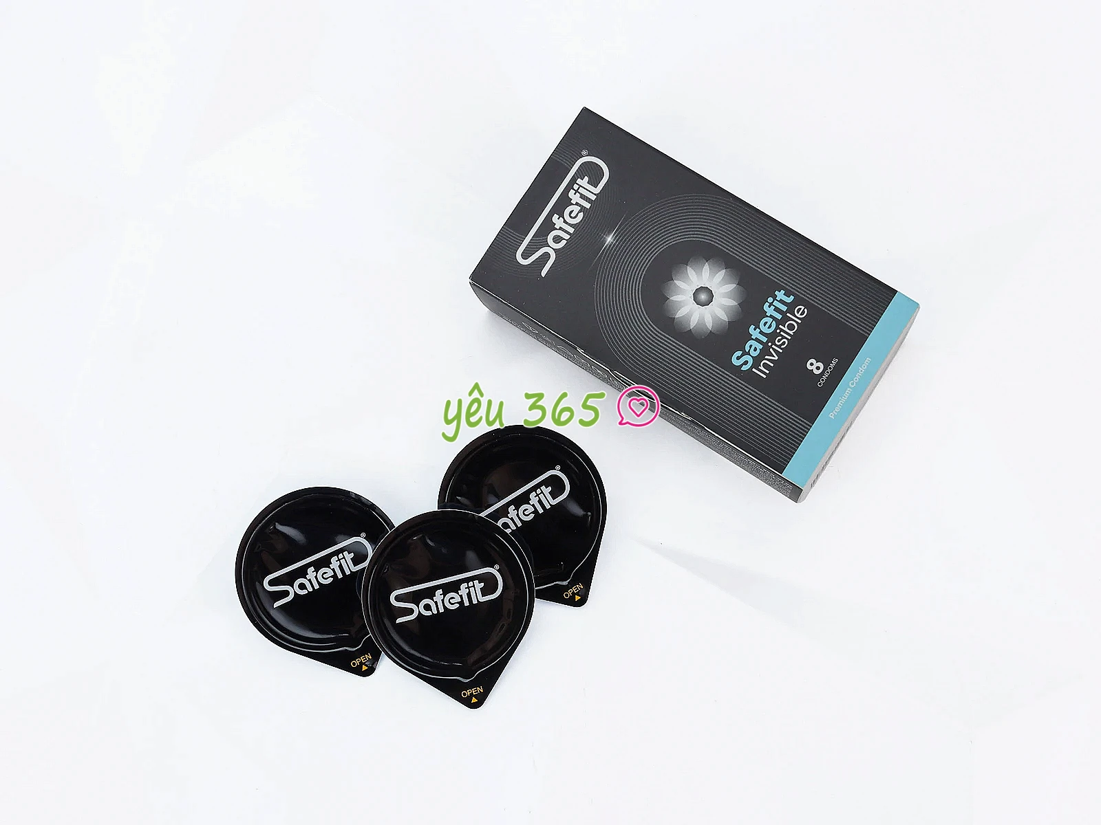 Bao cao su OLO Thin 001 Square Black hộp 10 bao