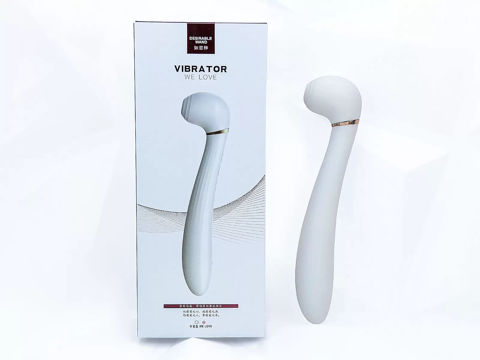 Máy massage 2 đầu rung hút Desirable Wand