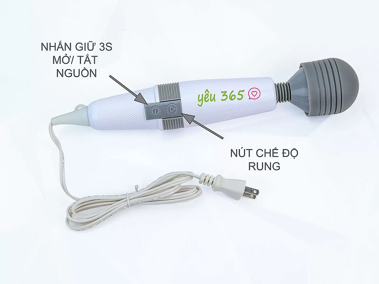 Máy massage Handy rung cực mạnh cắm điện trực tiếp