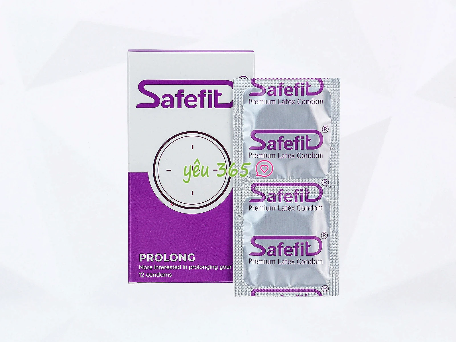 Bao cao su SafefitD Prolong hỗ trợ nam giới kiểm soát thời gian quan hệ