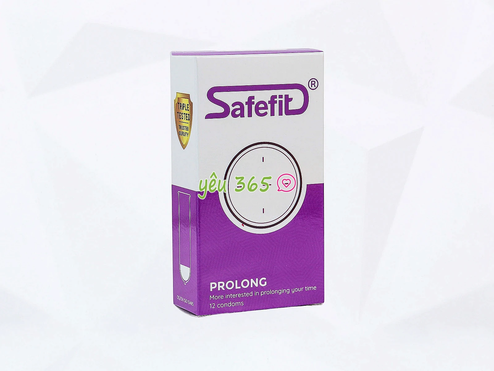 Bao cao su SafefitD Prolong hỗ trợ nam giới kiểm soát thời gian quan hệ