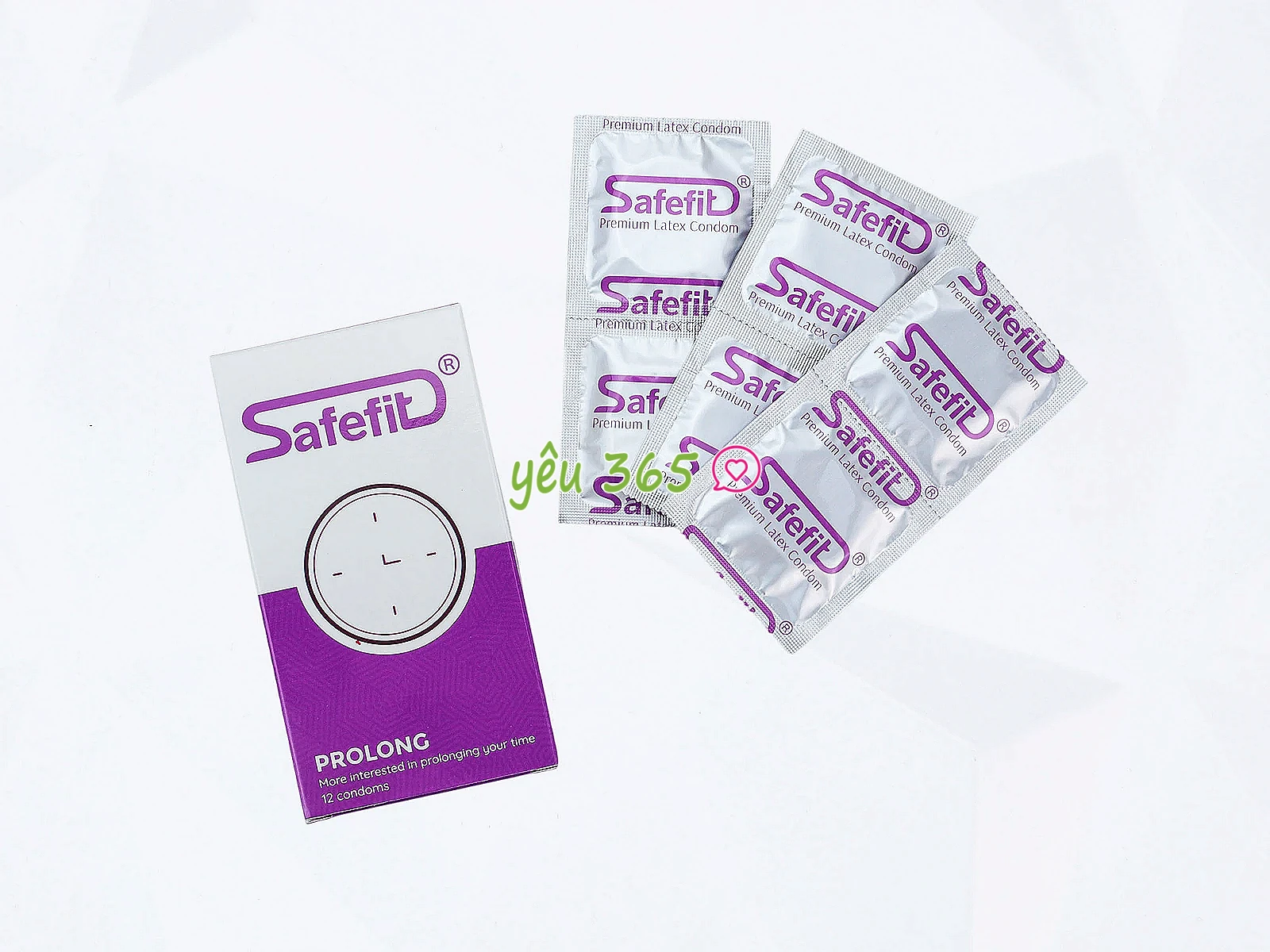 Bao cao su SafefitD Prolong hỗ trợ nam giới kiểm soát thời gian quan hệ
