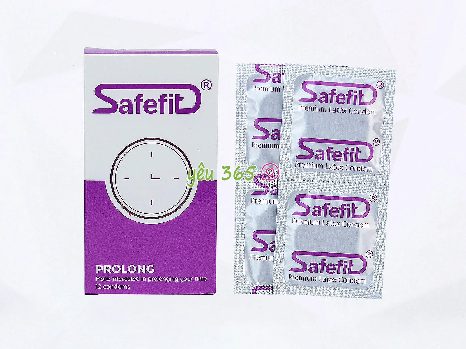 Bao cao su SafefitD Prolong hỗ trợ nam giới kiểm soát thời gian quan hệ