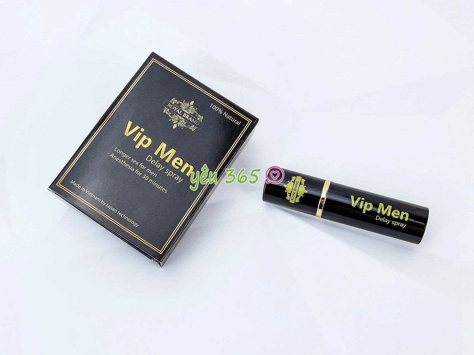 Chai xịt hỗ trợ kéo dài thời gian quan hệ Vip Men Delay Spray
