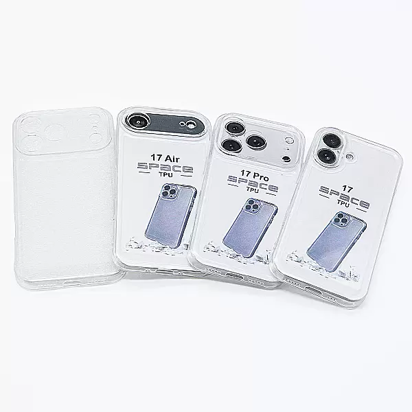 Ốp lưng iPhone 17 Pro Max TPU Space trong suốt