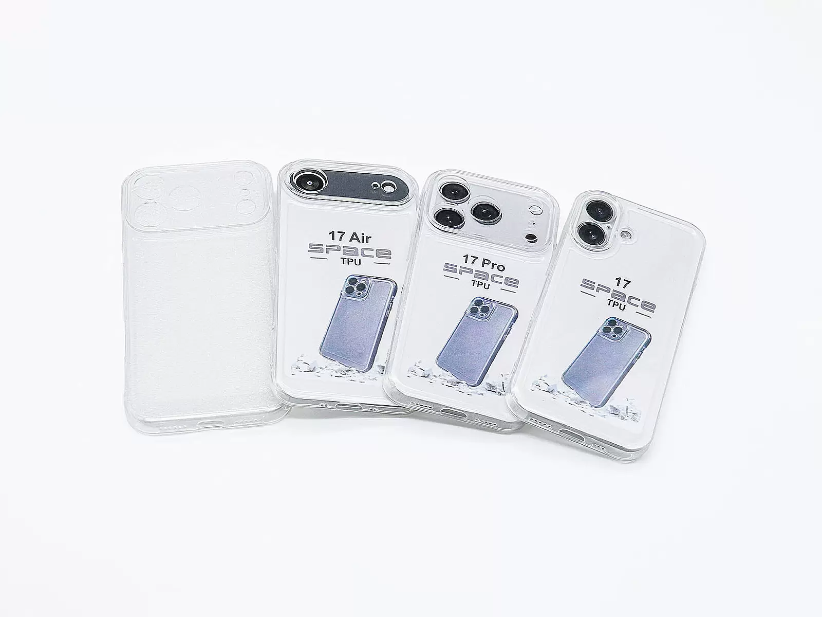 Ốp lưng iPhone 17 Pro Max TPU Space trong suốt