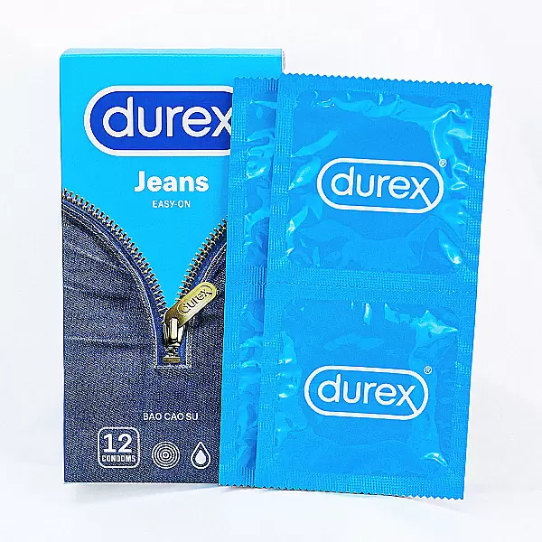 Bao cao su Durex Jeans Easy On mỏng nhẹ giúp tăng cảm giác chân thật