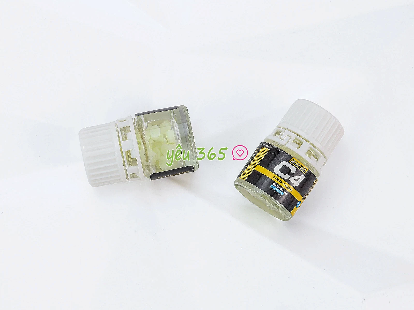 Chai hít khô C4 vàng dạng viên mang đến cảm giác hưng phấn và thư giãn