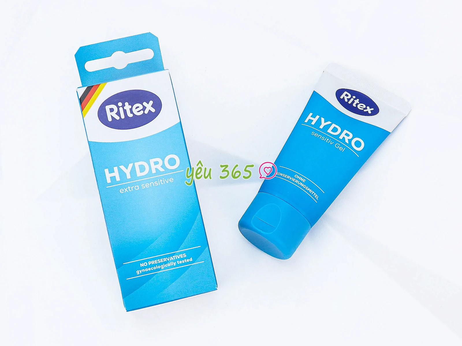 Gel bôi trơn gốc nước Ritex HYDRO Extra Sensitive giảm ma sát hiệu quả