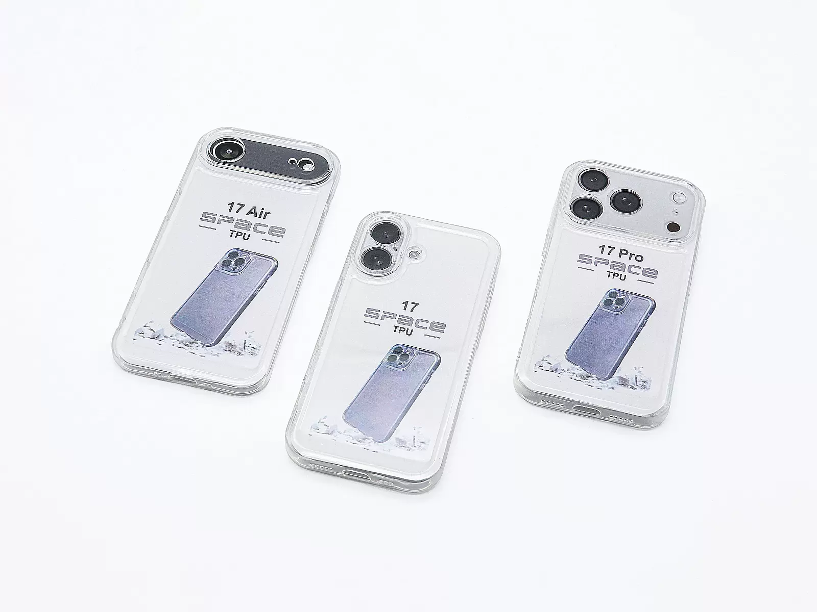 Ốp lưng iPhone 17 Air TPU Space trong suốt