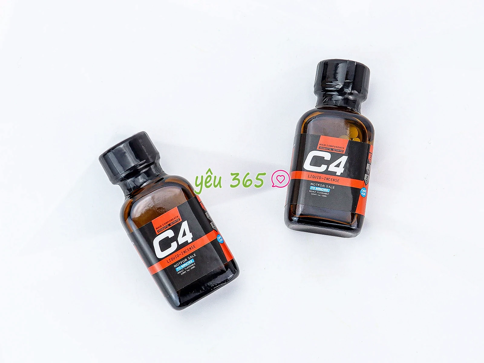 Chai hít C4 Liquid Incense Red 30ml tăng cảm giác khoái cảm