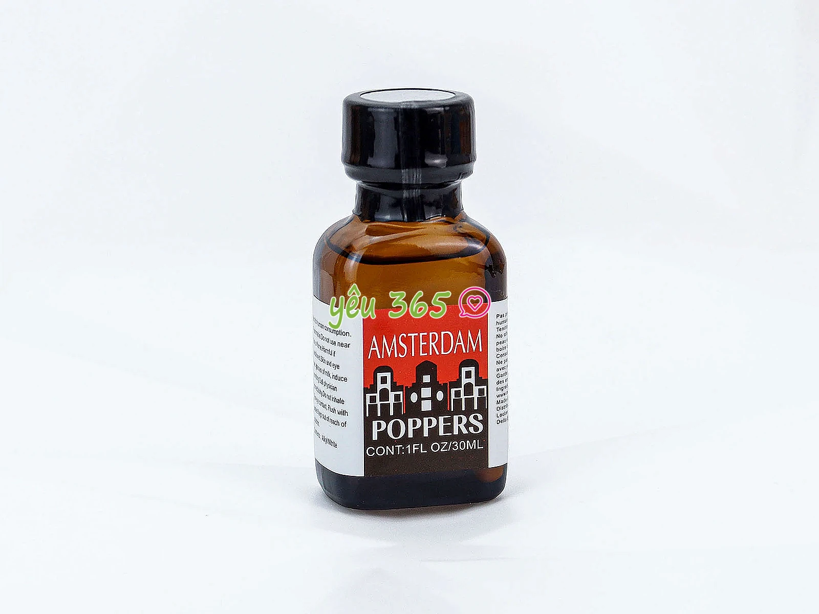Chai hít Gold Label Amsterdam 30ml tăng cảm giác khoái cảm