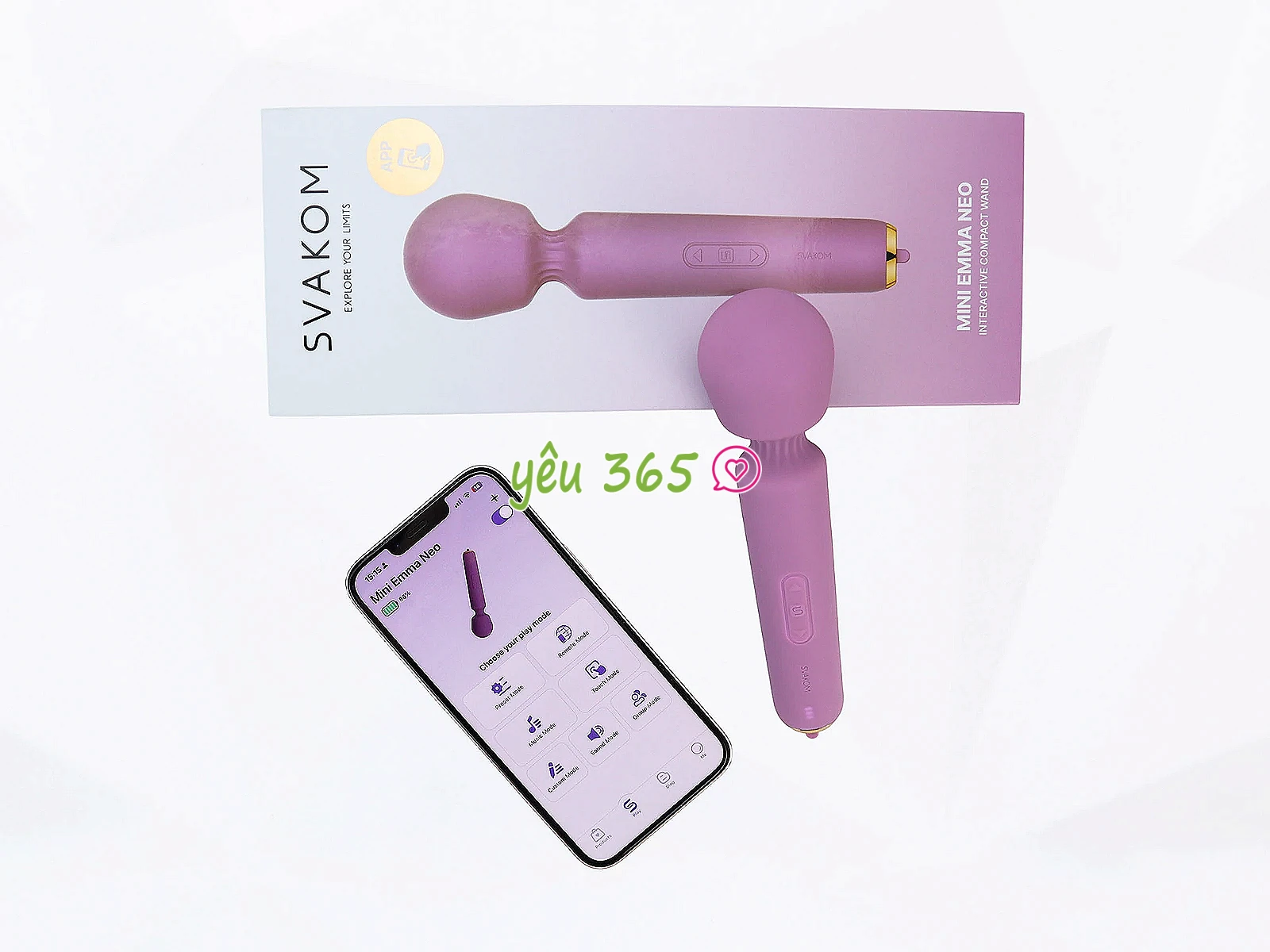 Máy massage điểm G Svakom Mini Emma Neo điều khiển qua Smartphone