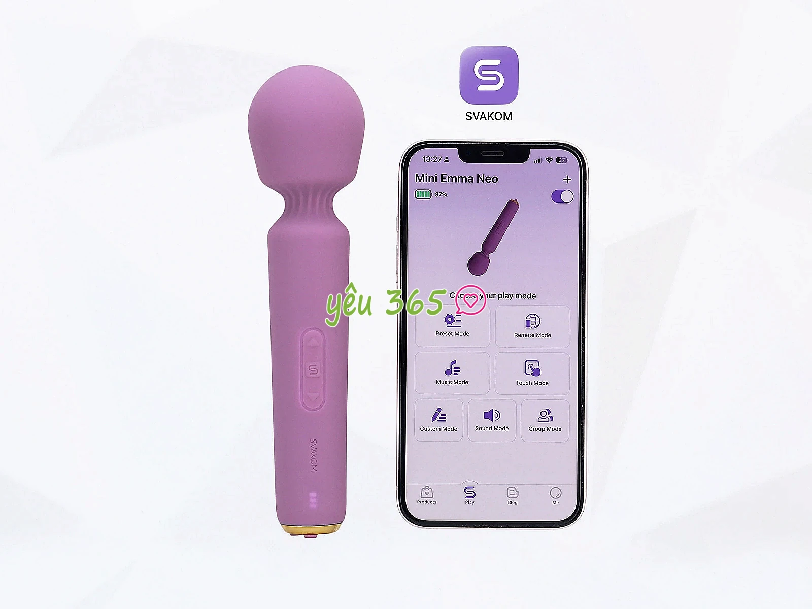 Máy massage điểm G Svakom Mini Emma Neo điều khiển qua Smartphone